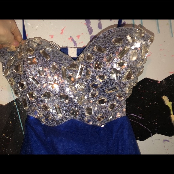 Dresses & Skirts - Long blue Prom dress